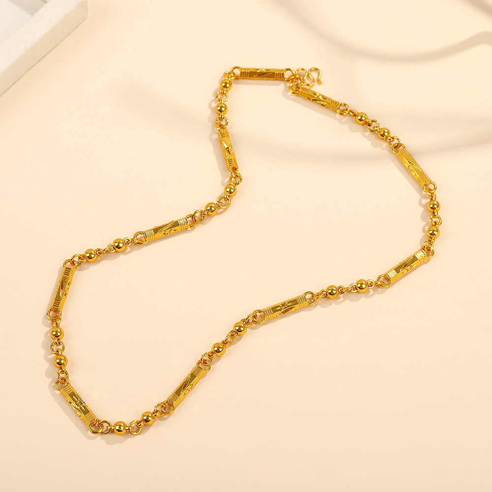 Personality Simple Titanium Steel No Fading Snake Bones Chain