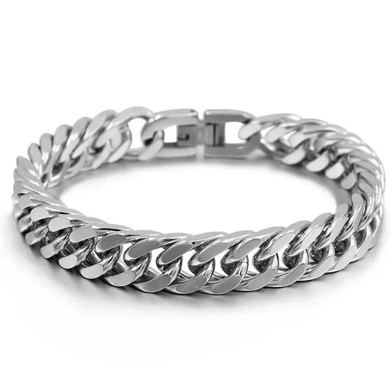 Stainless Steel Domineering Bracelet Titanium Steel Jewelry Buckle Cuba