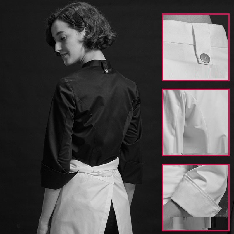 Autumn Long Sleeved Hotel Cake Work Clothes Women