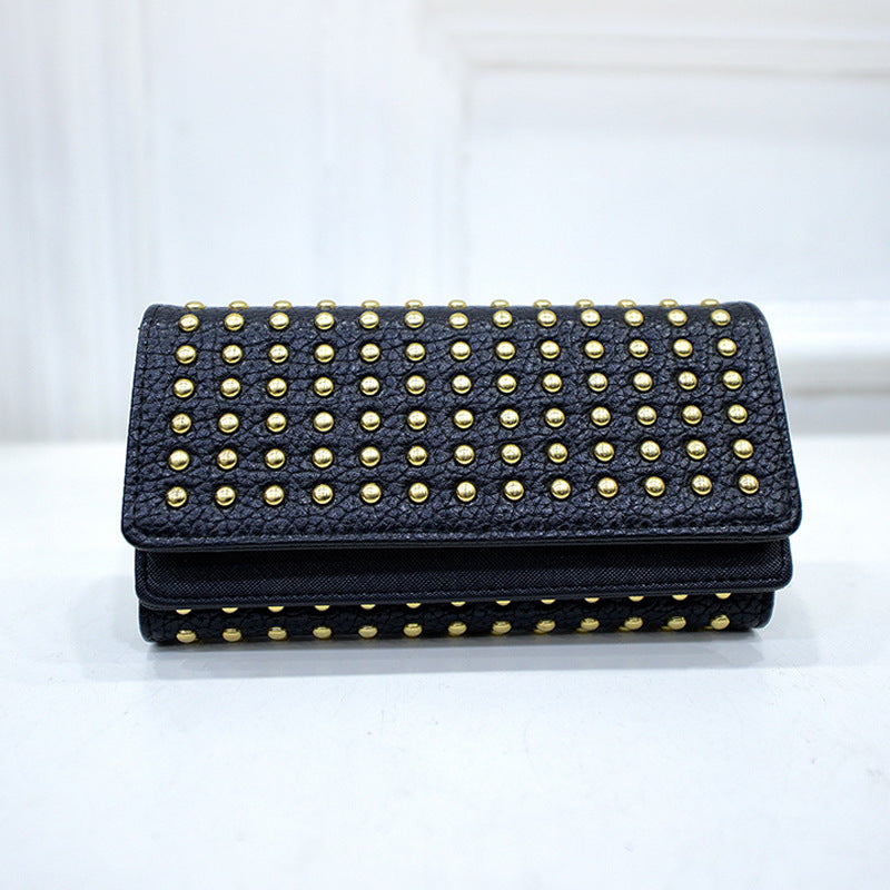 Women's Long Tri-fold Wallet Large-capacity Handbag