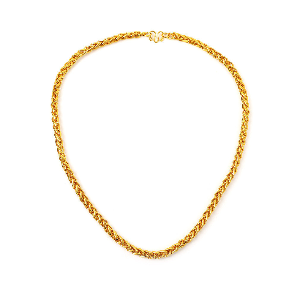 Personality Simple Titanium Steel No Fading Snake Bones Chain